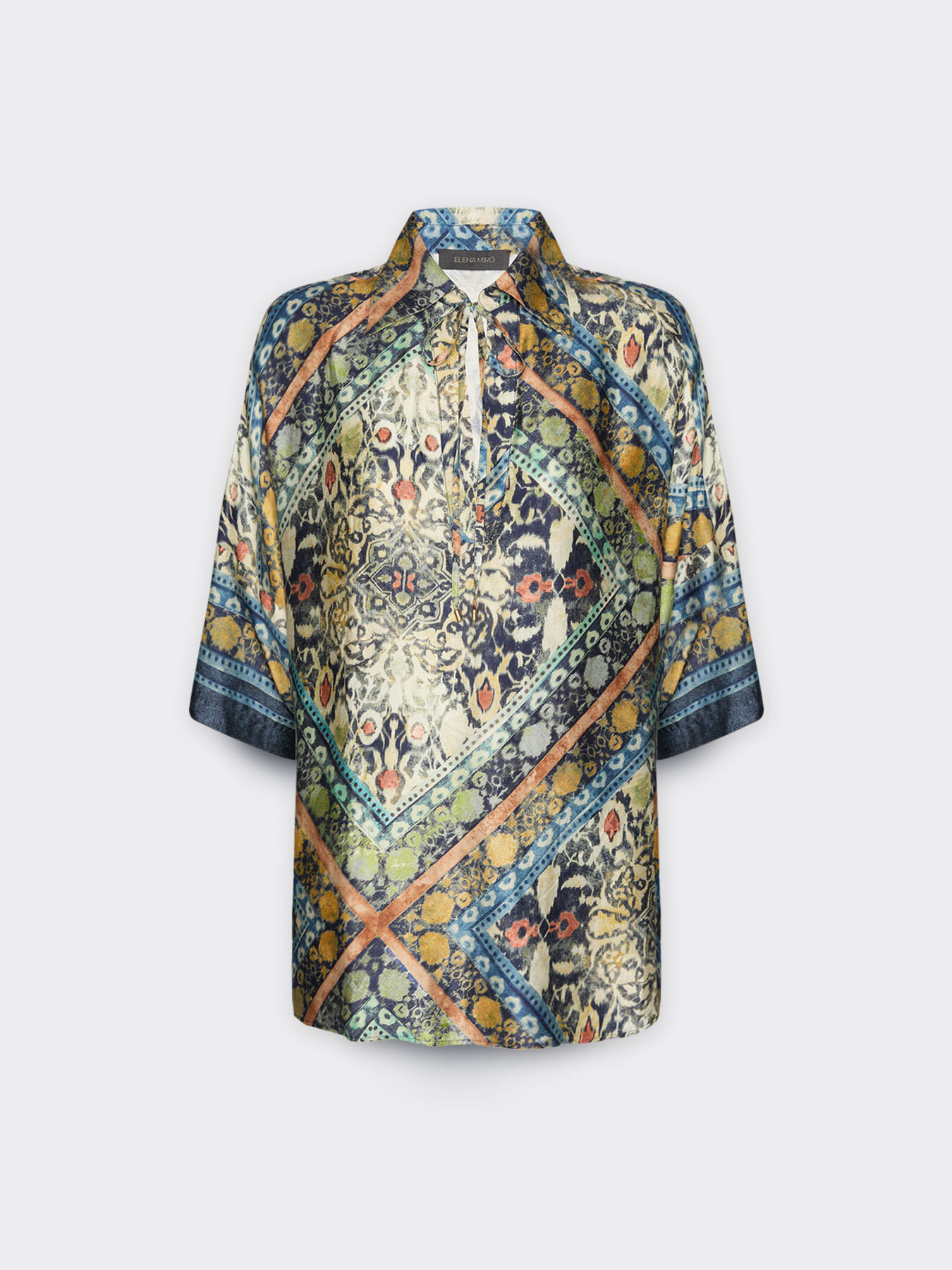 Bedrucktes Shirt mit Schn&uuml;rung image number 4