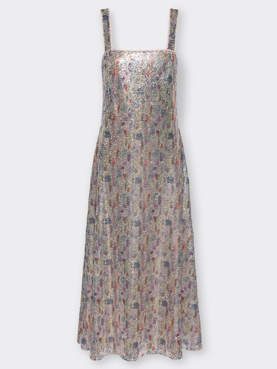 Tulle dress with sequins