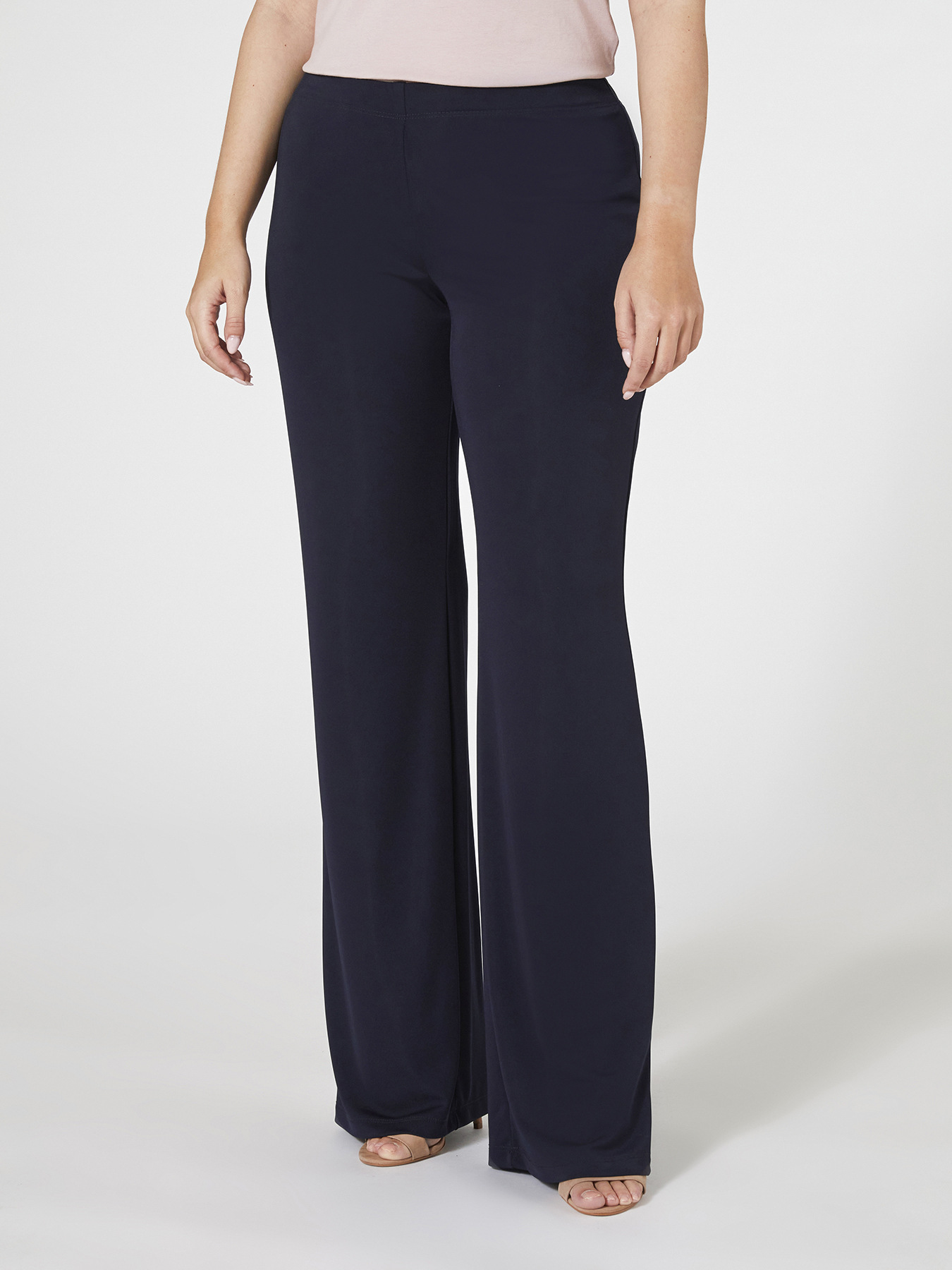 Pantalones de tejido de punto el&aacute;stico image number 1