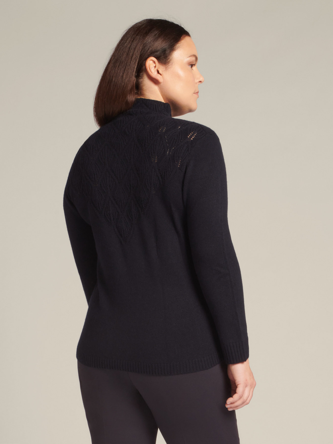 Jersey de lana de cuello alto image number 1