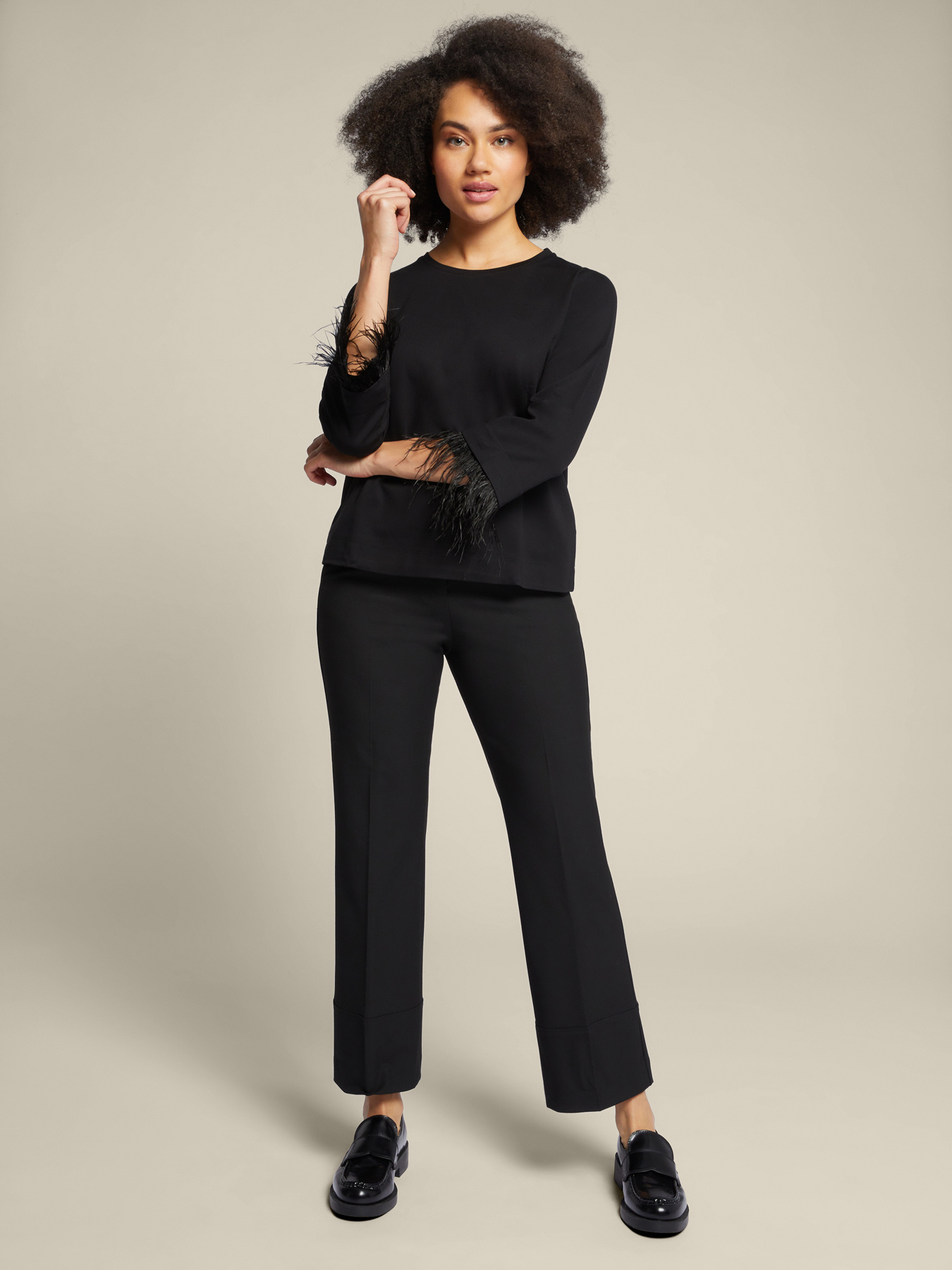 Pantalones kick flare image number 0