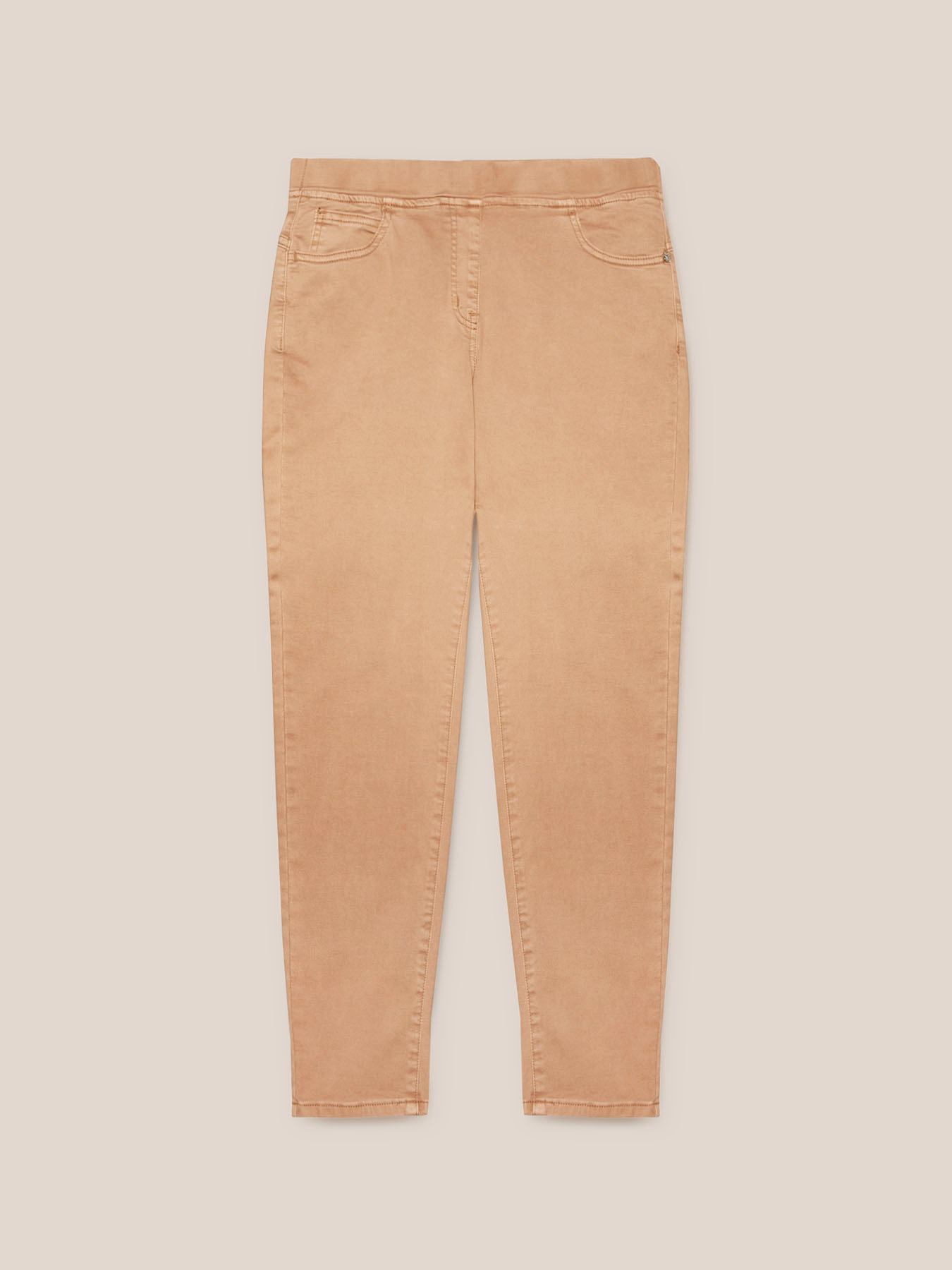 Stretch drill jeggings image number 4