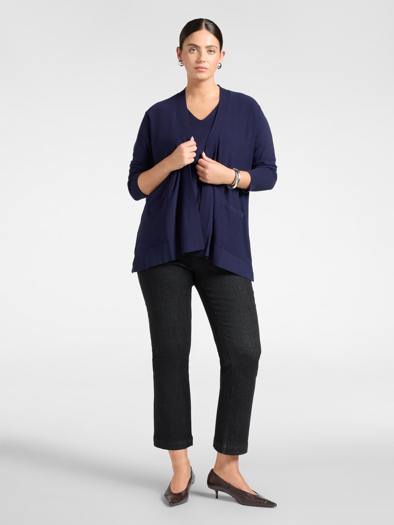 Cardigan en viscose confort image number 2