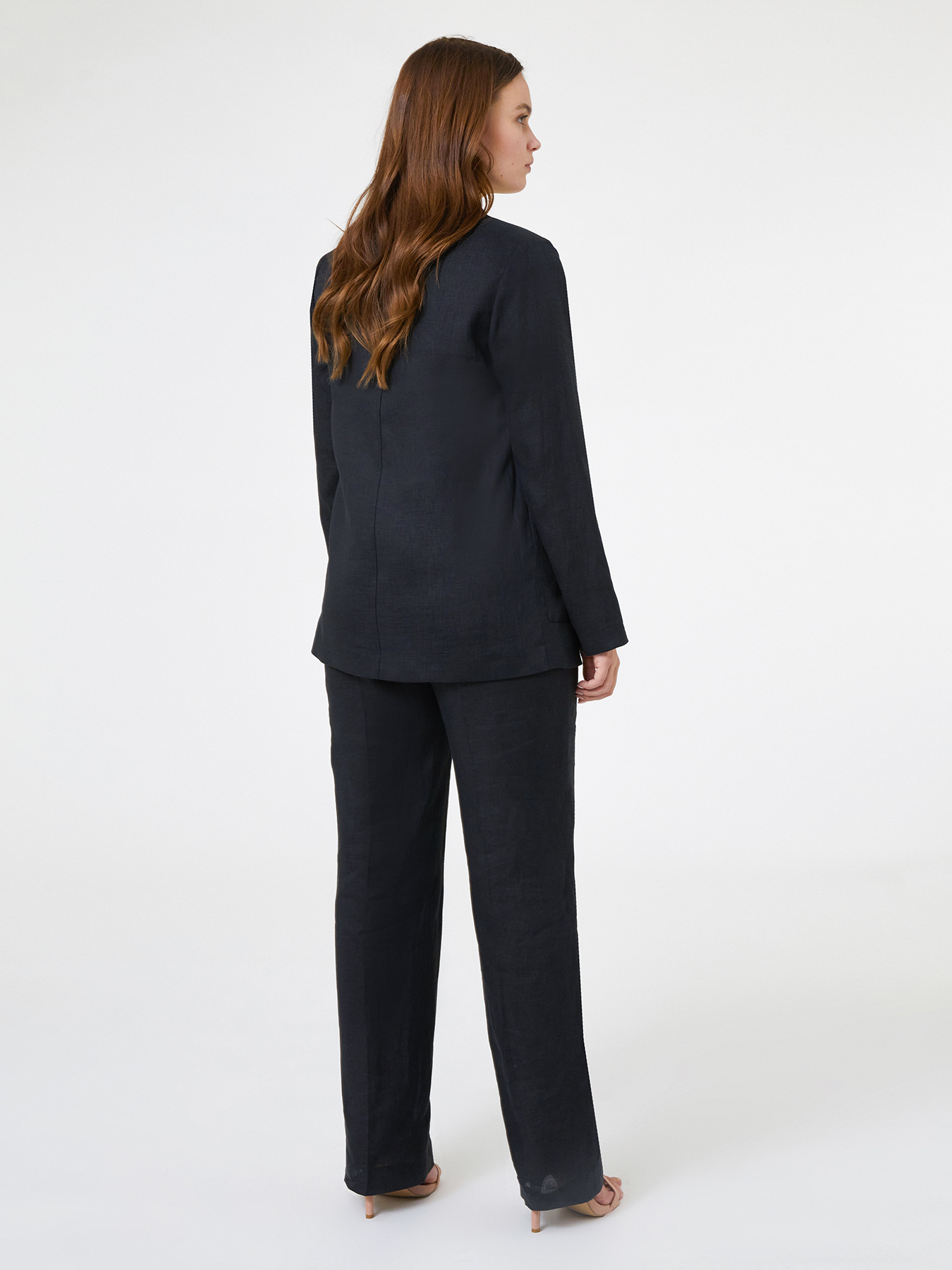 Linen blazer jacket image number 1