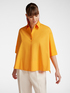 Blusa amplia en dos tejidos image number 0