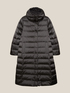Long hooded down jacket image number 4