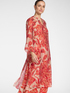 Langes bedrucktes Kleid image number 2