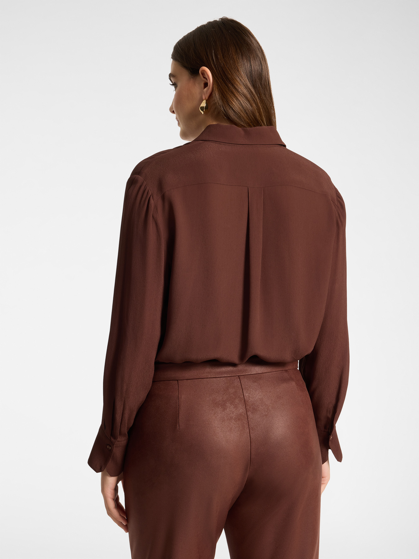 Camisa de viscosa con strass image number 1