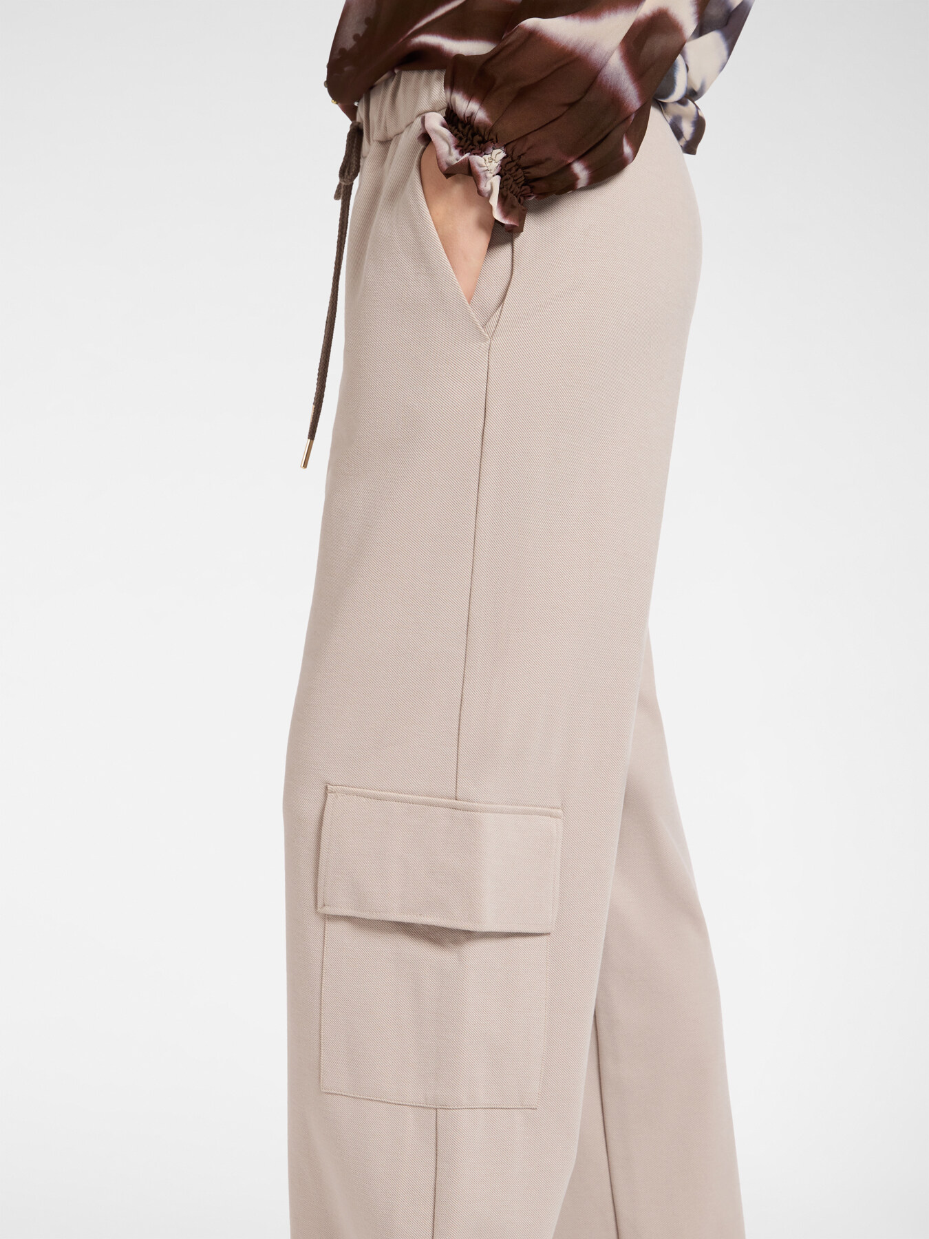 Pantaloni cargo wide leg image number 3