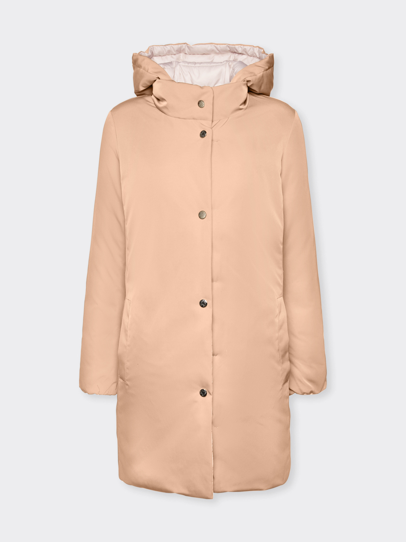 Wendbare Daunenjacke aus wasserabweisendem Nylon image number 6