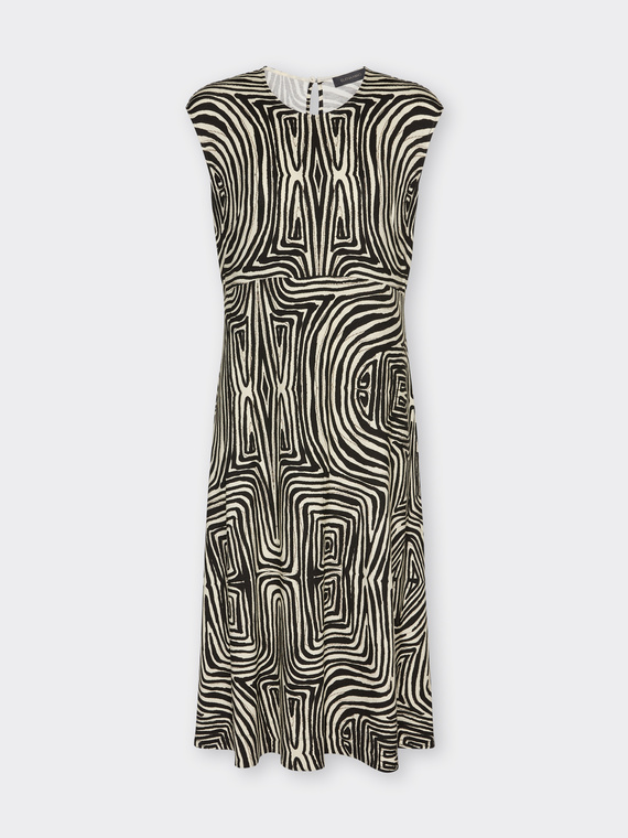 Kleid aus bedrucktem Jersey