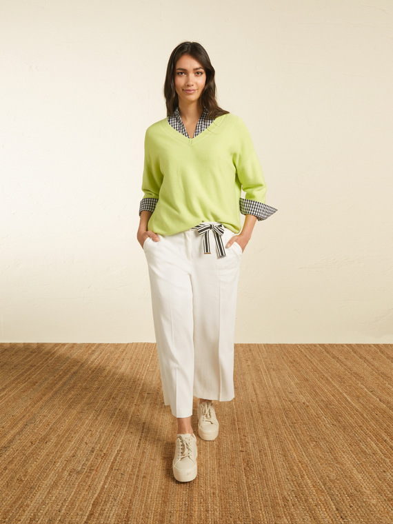 Elena Mirò MAGLIA A V MISTOSETA Donna Giallo