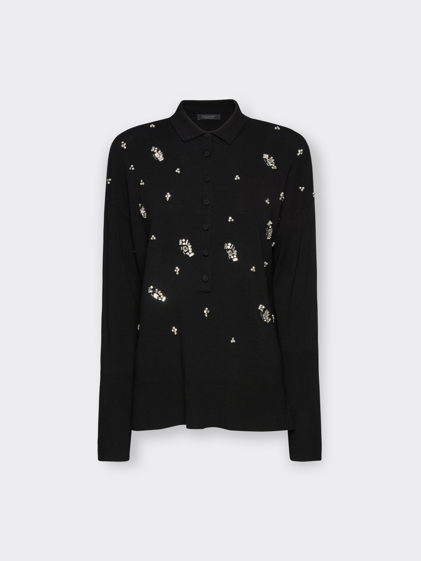 Pull en viscose avec broderies image number 4