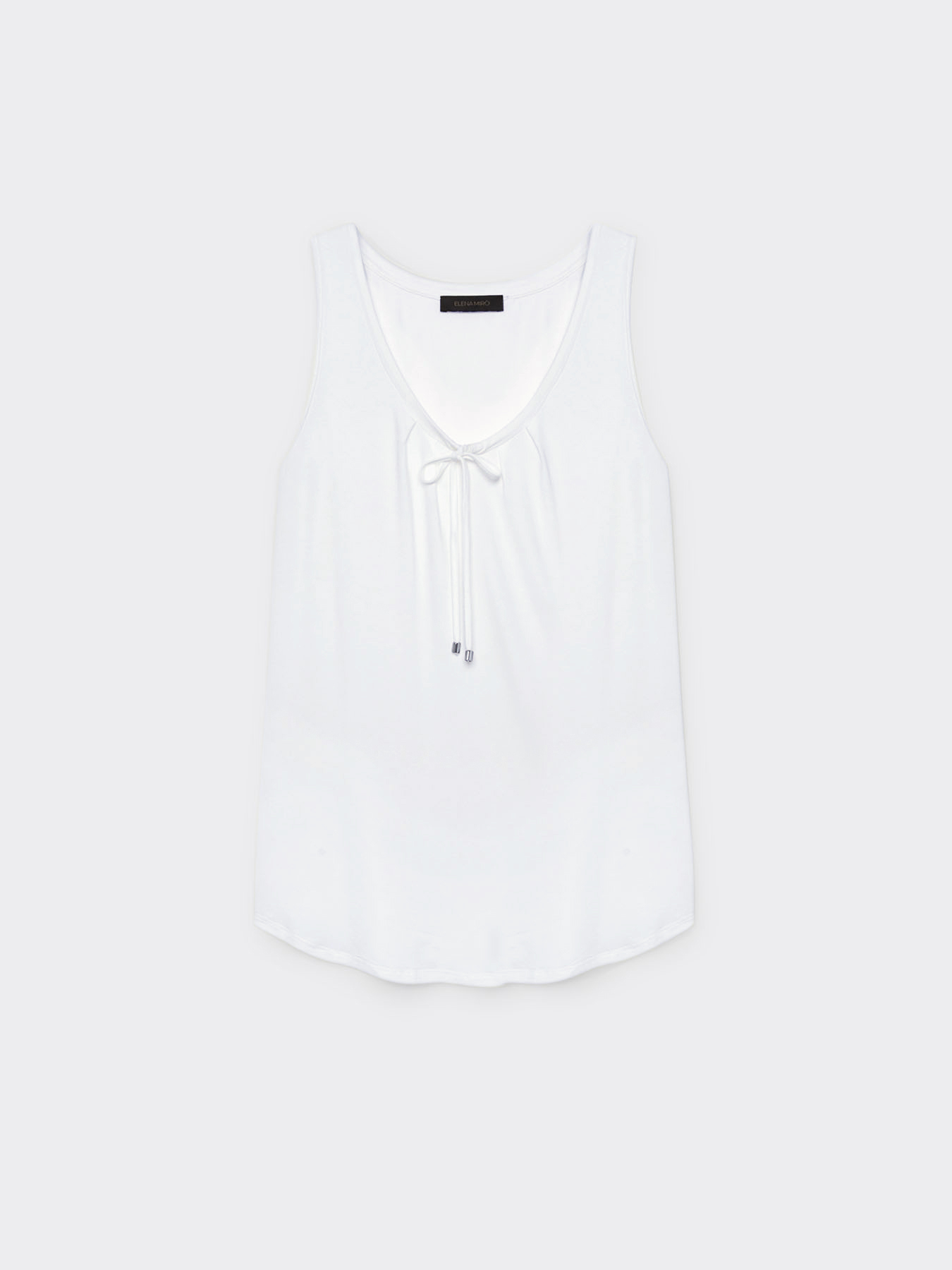 TOP CON PIEGHE SUL DAVANTI (TESSUTO GREEN) image number 4