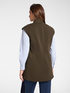Sleeveless blazer in stretch cady image number 1