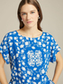 Printed ECOVERO™ viscose blouse image number 3