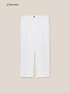 Cropped trousers in sustainable cotton image number 4