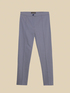 Pantaloni a sigaretta in tessuto jacquard image number 4