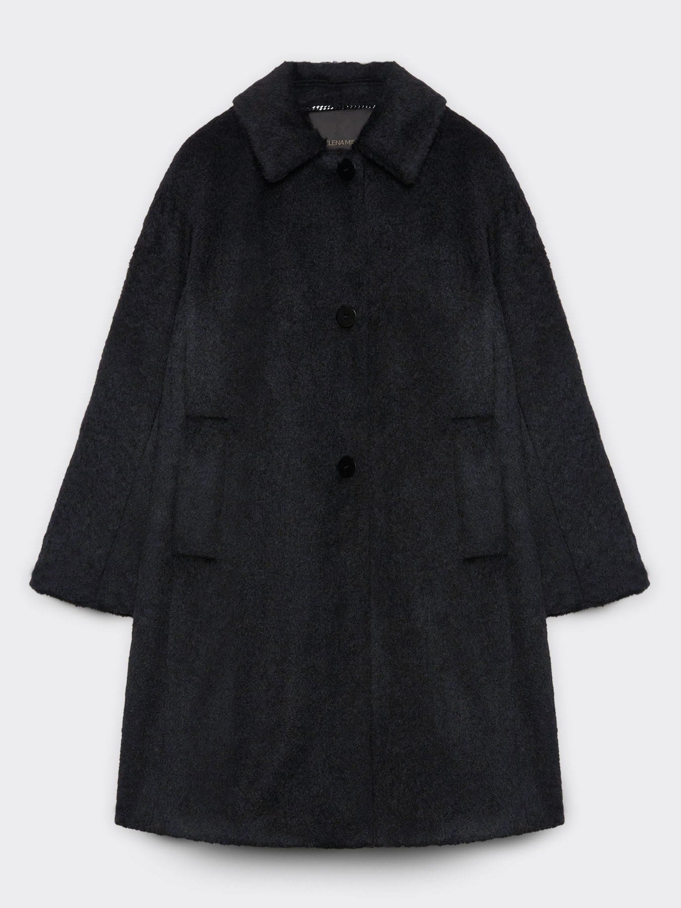 Manteau cocoon avec col image number 4