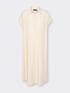Long dress in lyocell and linen image number 4