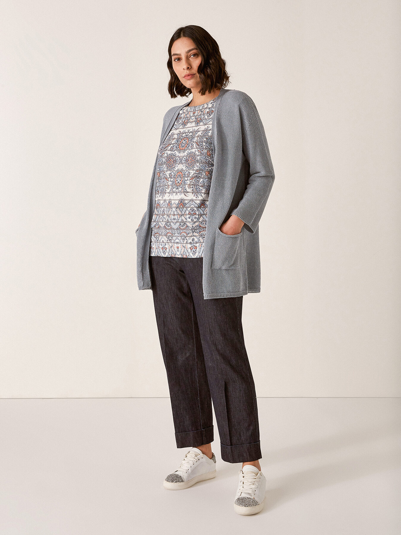 Cardigan aus Cordonnet-Garn image number 0