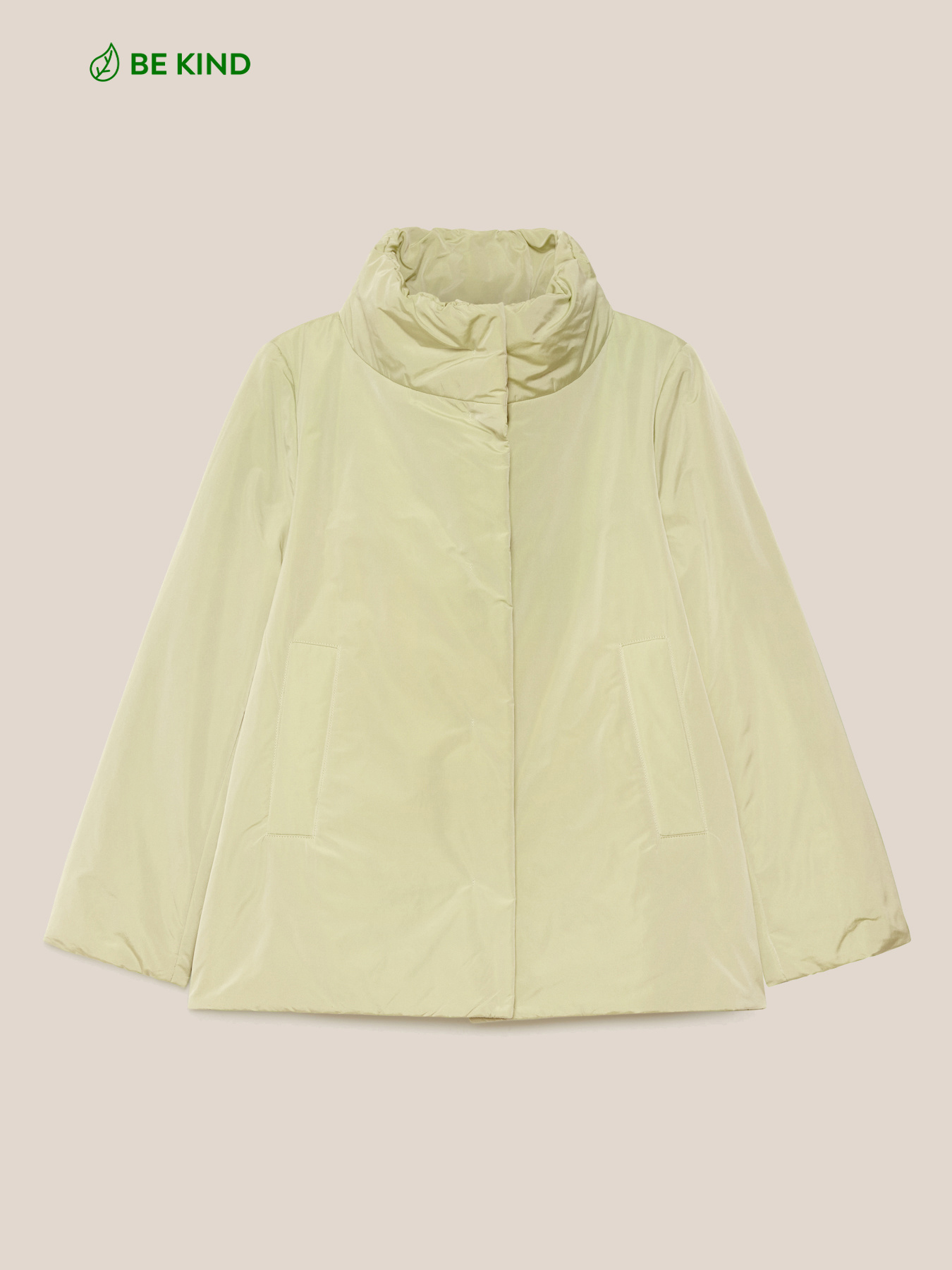 Luxury down jacket in iridescent nylon image number 4