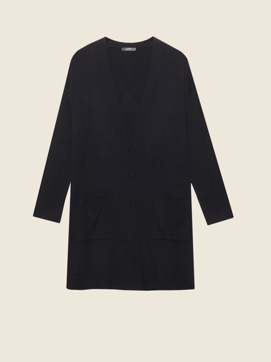 Elenamiro&nbsp;: Cardigan long Bleu_1