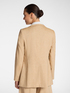 Single-breasted linen blend blazer image number 1