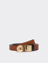 Reversible Monogram leather belt image number 3