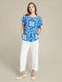 Blusa estampada de viscosa ECOVERO&trade; image number 2