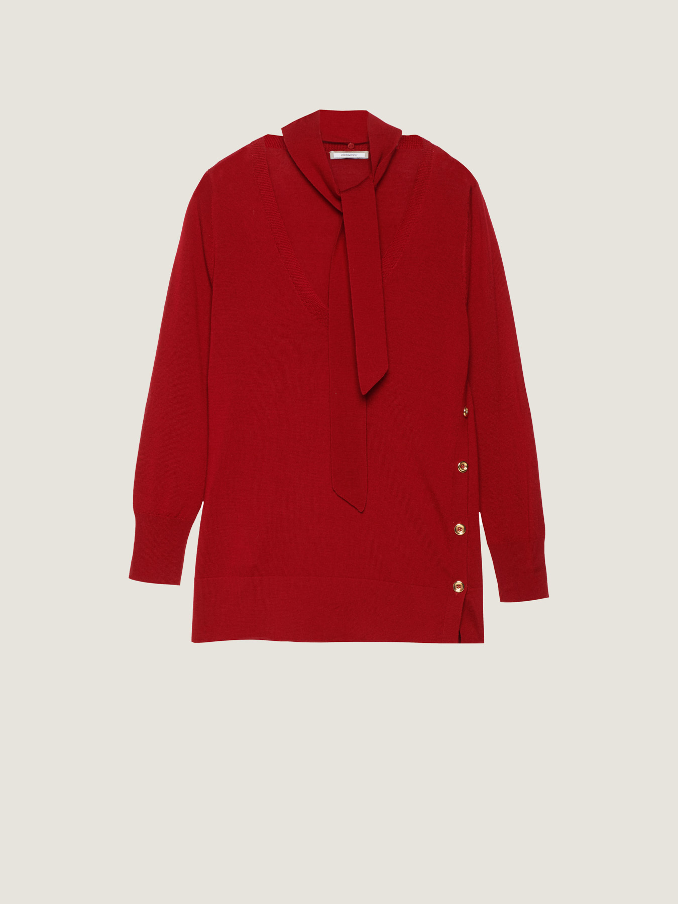 MAGLIA "V" IN PURA LANA image number 4