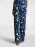 Elegant flower print trousers image number 2