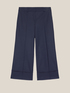 CROPPED STRETCH TWILL TROUSERS image number 5