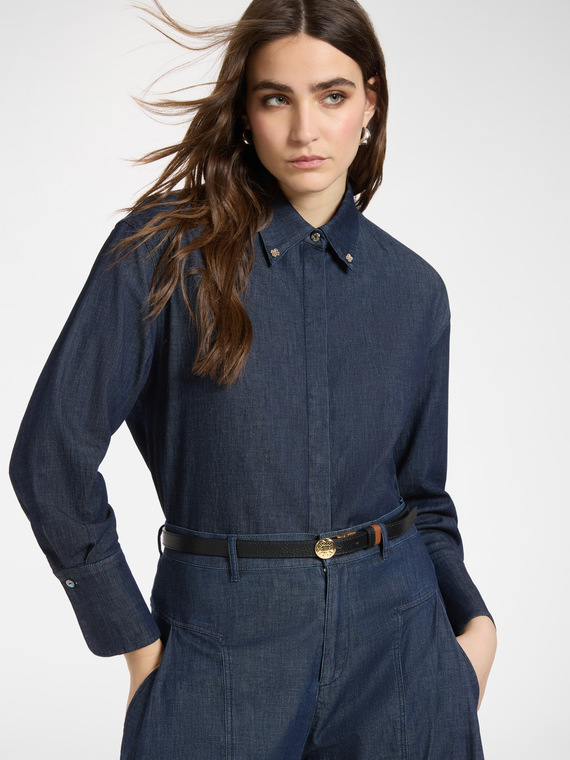 Reversible Monogram leather belt