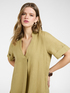 Linen dress with V-neck image number 3