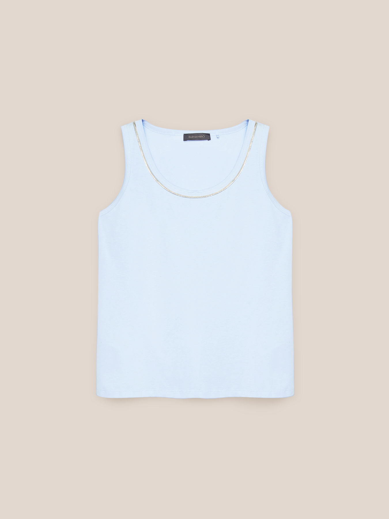 Top &agrave; bordure brod&eacute;e image number 4