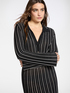 Striped knit dress image number 2