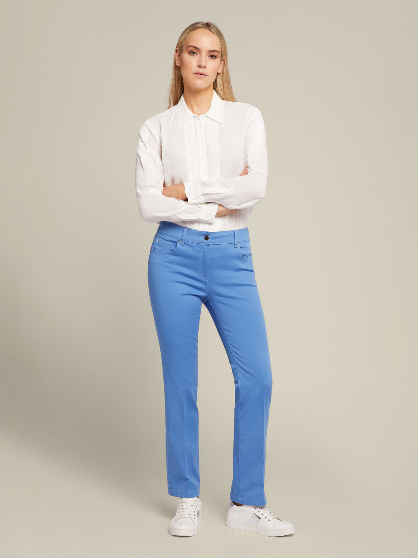 Stretch drill trousers image number 0