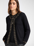 Cardigan con borchie image number 0