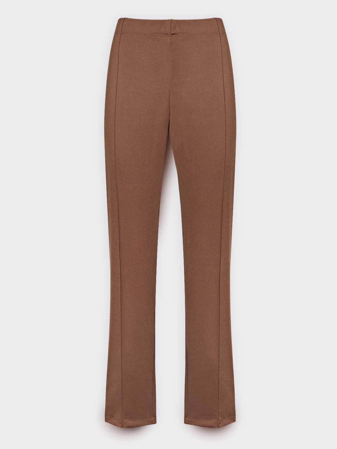 Pantalon slim en point milanais