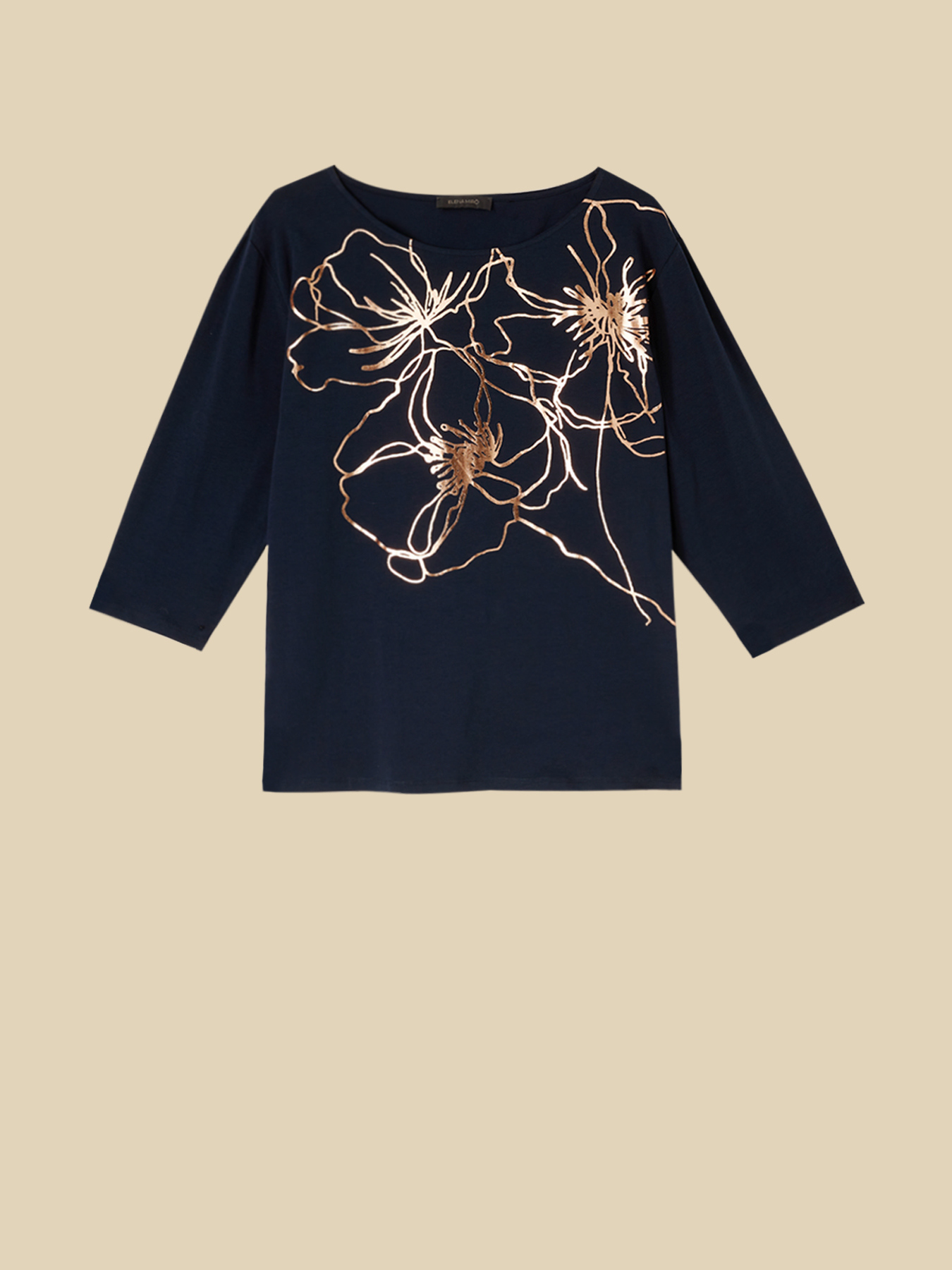 T-shirt con stampa floreale image number 4