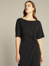 Jersey dress with side knot image number 2