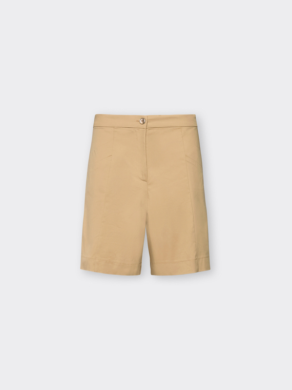Chino bermuda shorts in gabardine