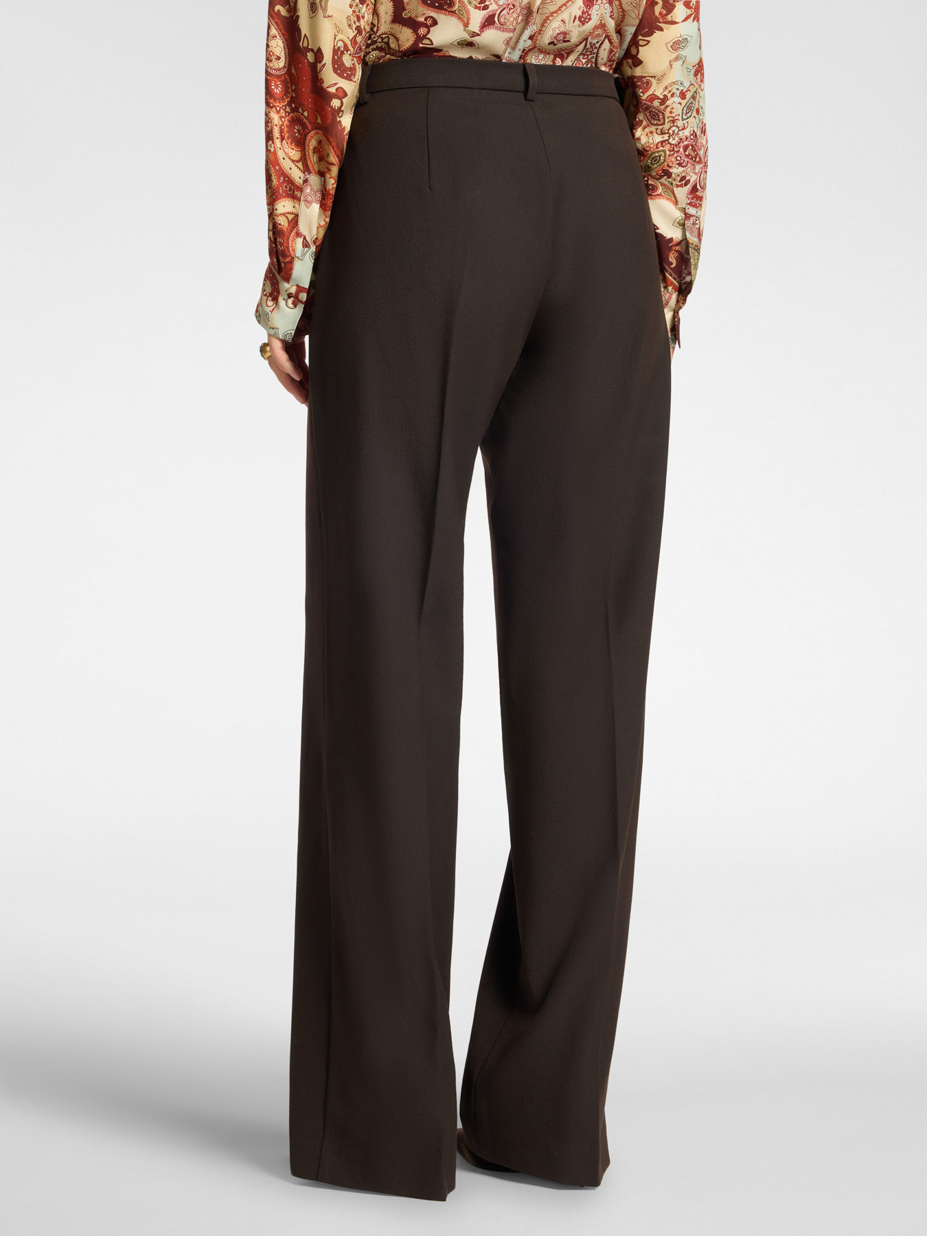 Wool-blend palazzo pants image number 1