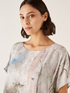 Bluse mit Malerei-Druck image number 2