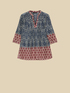 BLOUSE EN VOILE DE COTON IMPRIM&Eacute; image number 4