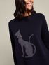 Pullover mit Rundhalsausschnitt aus reiner, nachhaltiger Wolle image number 3