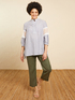 Linen and lyocell blouse image number 0