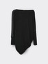 Kimono sweater with asymmetric hem image number 4