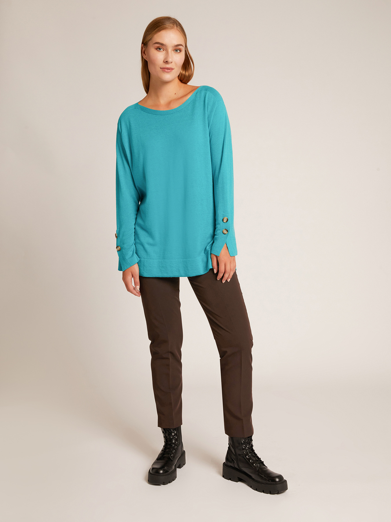 Pullover mit U-Boot-Ausschnitt image number 2